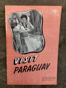 Rare Vintage Original Visit Paraguay Pan American Union Washington DC Booklet - Bild 1 von 4
