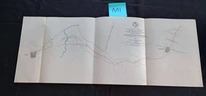 1893 Vintage US Army Corps Railroad Sketch Map Diagram Cali To Palmira Columbia - Picture 1 of 3
