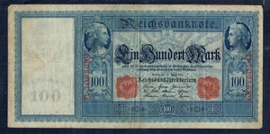 Deutschland - 100 Marken 1910 Stempelglanz - - Bild 1 von 2