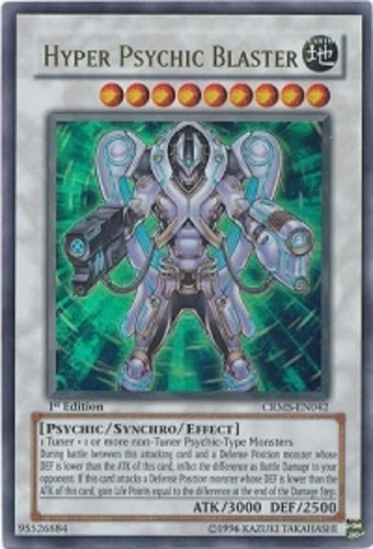 1x (EX) Hyper Psychic Blaster - CRMS-EN042 - Ultra Rare - Unlimited Edition  YuG - Image 1 of 1