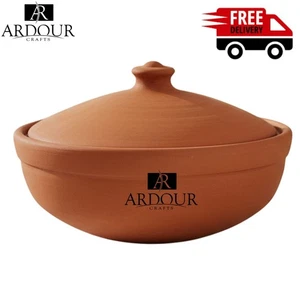 Cuenco de arcilla para Biryani y pollo | Olla de cocina de loza hecha a mano - Imagen 1 de 6