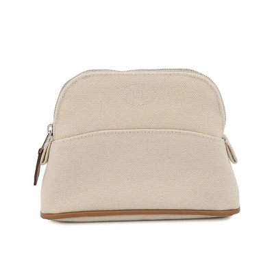 HERMES Bolsa Bólido Talla Mini Mini Lona/Cuero Natural Foto 1 de 4