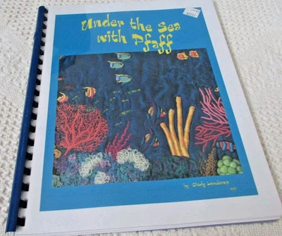  NUEVO PFAFF UNDER THE SEA Cindy Losekamp 7570 Nuevo de Lote Antiguo con Hoja de Patrón Interior Foto 1 de 4