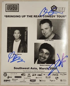 Colin Quinn, Steve Byrne, Robert Kelley Autogramm, USMC / Army Comedy Tour 2005 - Bild 1 von 4