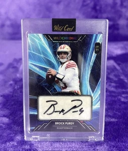Brock Purdy Auto /6 2023 Wild Card Chrome Pro Uni Edition San Francisco 49ers - Bild 1 von 2