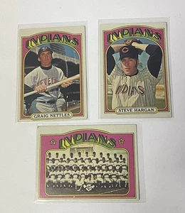 1972 Topps Singles You Pick Cleveland Indians VG/VG+ - Picture 1 of 1