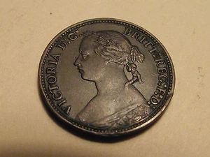 #3253 Great Britain; Farthing 1878 - Picture 1 of 2
