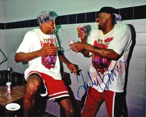 Randy Brown signed Chicago Bulls Championship 8x10 photo autographed JSA - Picture 1 of 2