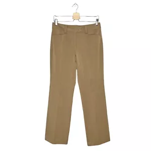 Neu mit Etikett Talbots Vintage hellbraun gerades Bein Stretch Hose Viskose Mischung Größe 6 - Bild 1 von 10