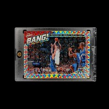 Lebron James 💎- 2020-21 NBA Silver Mosaic Prizm Holo - BANG! - La Lakers - #11