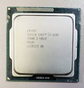 CPU Intel Core i7 2600 3.4GHz LGA1155 - Picture 1 of 2