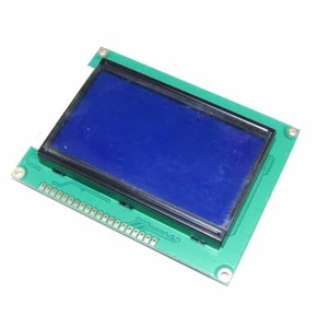 128x64 Blue Graphic LCD Module ST7920 12864B Raspberry Pi Arduino Flux Workshop - Picture 1 of 3