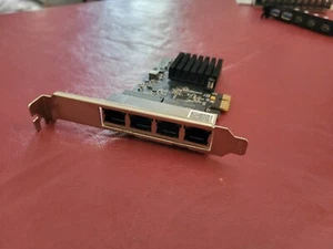 4 Port Gigabit Ethernet PCIe x1 Network Adapter Card NIC Realtek Chipset - Picture 1 of 2