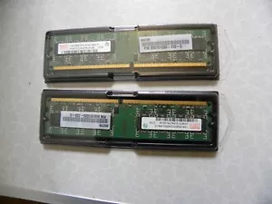 Hynix 2GB -1GB x 2 PC-2 4200U 444-12 Ram Chips for Tower computers. - Picture 1 of 2