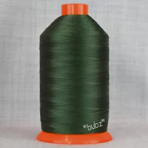 BONDED NYLON SEWING THREAD 40 TKT LARGE 3,500mtr SPOOL BOTTLE GREEN 70 TEX 40s - Picture 1 of 1