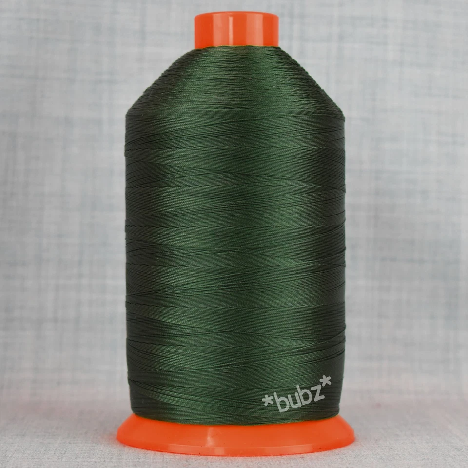 BONDED NYLON SEWING THREAD 40 TKT LARGE 3,500mtr SPOOL BOTTLE GREEN 70 TEX 40s - Image 1 of 1