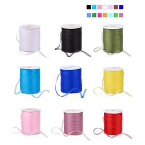 Cinta de organza transparente de 500 yardas/rollo de 6 mm para decoración festiva manualidades hágalo usted mismo - Imagen 1 de 63