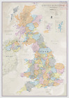 UK Map - Classic Wall Map Of The United Kingdom Poster - Front Lamination – 84