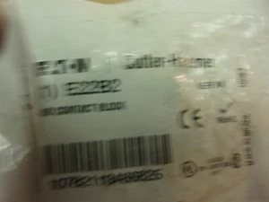 NEW Eaton Cutler Hammer E22B2 Contact Block Series A1 *FREE SHIPPING* - Picture 1 of 3
