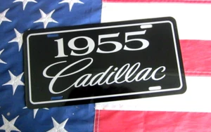 1955 Cadillac license plate tag 55  Caddy Eldorado Coupe DeVille Sedan Limo - Picture 1 of 3