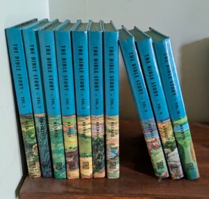 THE BIBLE STORY Books Arthur S. Maxwell Complete Set Volume 1-10 Vintage 1953-57 - Imagen 1 de 17