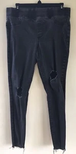 Old Navy Rockstar Women's Black Dark Wash Mid Rise Jeggings Size 12 Reg - Picture 1 of 5