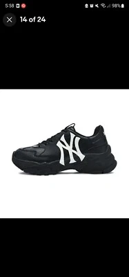 美国职棒大联盟纽约洋基队鞋 Big Ball Chunky A 32SHC1911-50 / US 11 / 全新  — 第 1/4 张图片