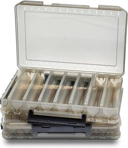 Fishing Tackle Boxes Lure Organizer Bait Storage Double Sided Fishing Lure Case - Picture 1 of 9
