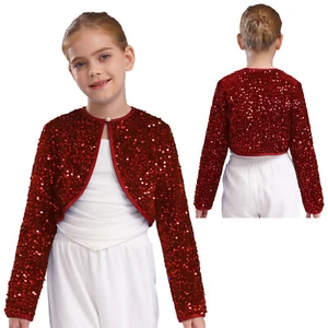 Girls Outerwear Velvet Wrap Top Casual Shrug Party Cardigan Birthday Coat Cape - Picture 1 of 80