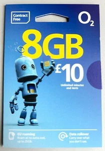 OFFICIAL O2 NETWORK PAY AS YOU GO 02 SIM CARD SEALED UNLIMITED