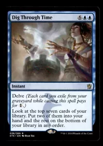 MTG - Dig Through Time - Khans of Tarkir - Near Mint - Picture 1 of 2