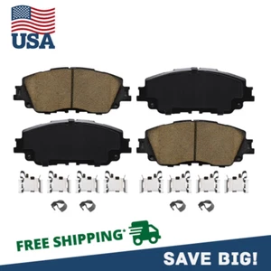 Front Ceramic Disc Brake Pads Kit for Toyota Camry Rav4 Avalon Venza Lexus Es350 - Picture 1 of 6