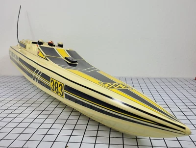 Vintage Kyosho Jet Stream 800 Remote Control Speed Boat w/Motor, Very Good Cond. - Image 1 of 4