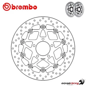 Bremsscheiben Brembo Serie Oro Vorderseite schwebend Kawasaki KLV1000 2004-2005 - Picture 1 of 10