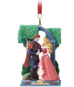Disney 2024 Aurora and Phillip Sketchbook Ornament – Sleeping Beauty – Pink - Picture 1 of 1
