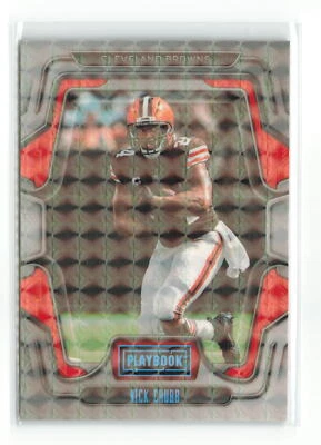 NICK CHUBB #8 2022 PANINI PLAYBOOK BROWNS MOSAIC SP - Image 1 of 2