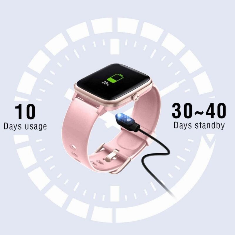 Online Discount Smart Watch Men Women Fitness Tracker Heart Rate Watch for Android iOS