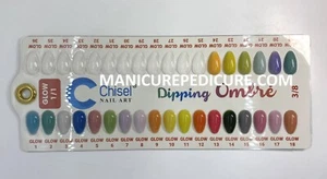 Chisel Nail Art 2 in 1 Dipping Powder-DUO GEL, Solid, Ombre, Neon, &Glow 2oz Jar - Picture 1 of 134