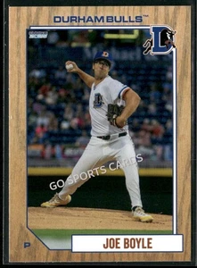 Durham Bulls Joe Boyle RC 2025 novato Tampa Bay Rays ligas menores - Imagen 1 de 1