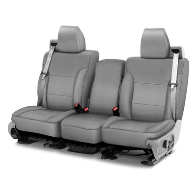 For Dodge Ram 2500 94-97 Saddleman Leatherette 1st Row Gray Custom Seat Covers Foto 1 de 4