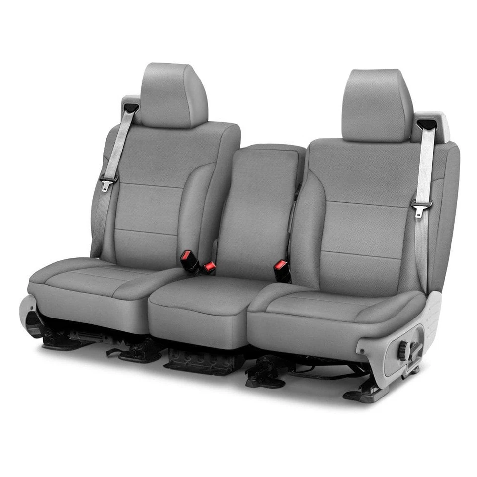 For Dodge Ram 2500 94-97 Saddleman Leatherette 1st Row Gray Custom Seat Covers Foto 1 de 4