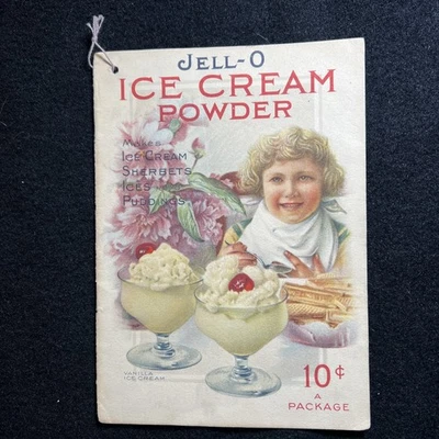 "Gelo em pó Jell-O" com foto de gelatina na capa * 10 páginas 1890 - Imagem 1 de 4