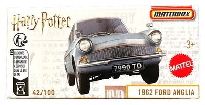 Matchbox 1962 Ford Anglia Harry Potter 42/125 Power Grabs 2025 1:64 Modellauto - Bild 1 von 4
