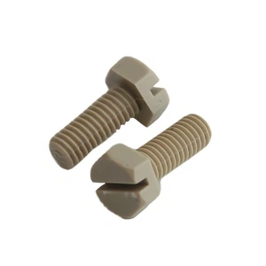 PEEK Plastic Hexagon Bolts With Slot On Head M3 M4 M5 M6 M8 M10 M12 M14 M16 - Picture 1 of 114