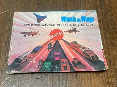 Wheels & Wings 1971 International Collectors Catalog Mattel Hot Wheels  Foto 1 de 4