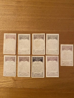9 OFF ASSORTED GALLAHER VICTORIA CROSS HEROES CIGARETTE CARDS  - Image 1 of 2