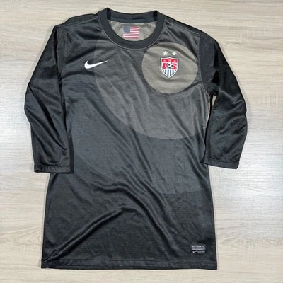 Nike Womens US Soccer Goalkeeper Jersey Authentic Black Performance Size Small - Image 1 of 4