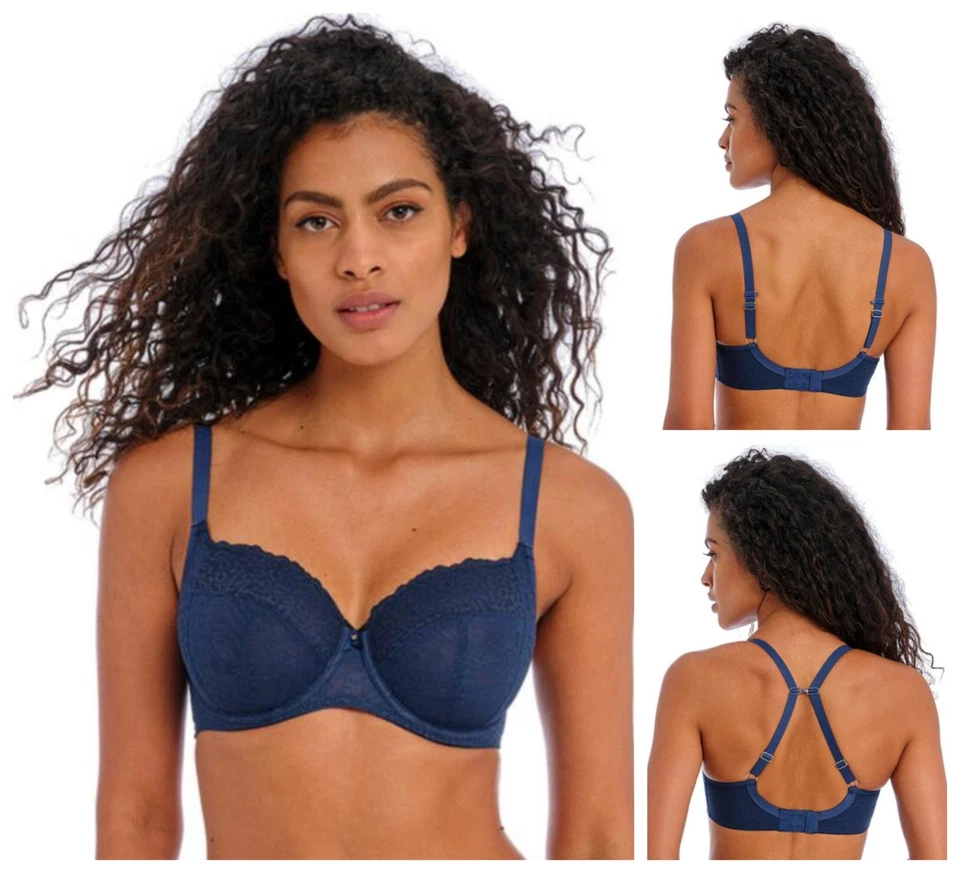 Freya Catwalk Side Support Bra Underwired Non-Padded Bras 402201 Midnight - Image 1 of 1