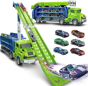 Christmas Gifts Toddler Car Truck Toys Cars Carrier Truck Toy for Boys Xmas Gift - Picture 1 of 8