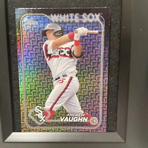 2024 Topps Series 1 ANDREW VAUGHN Easter Foil Parallel #255 White Sox - Picture 1 of 2